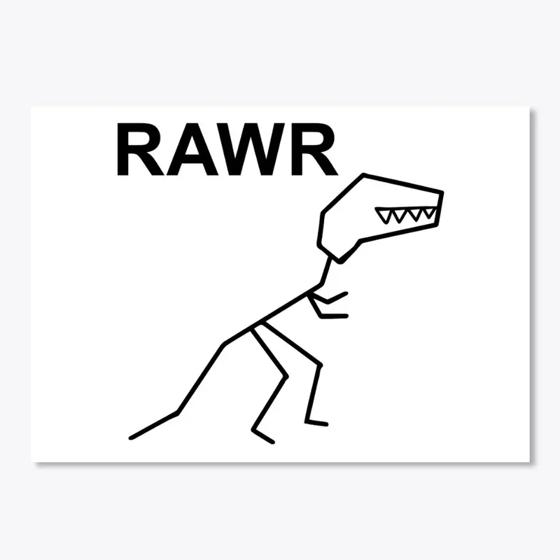 Sticker - RAWR